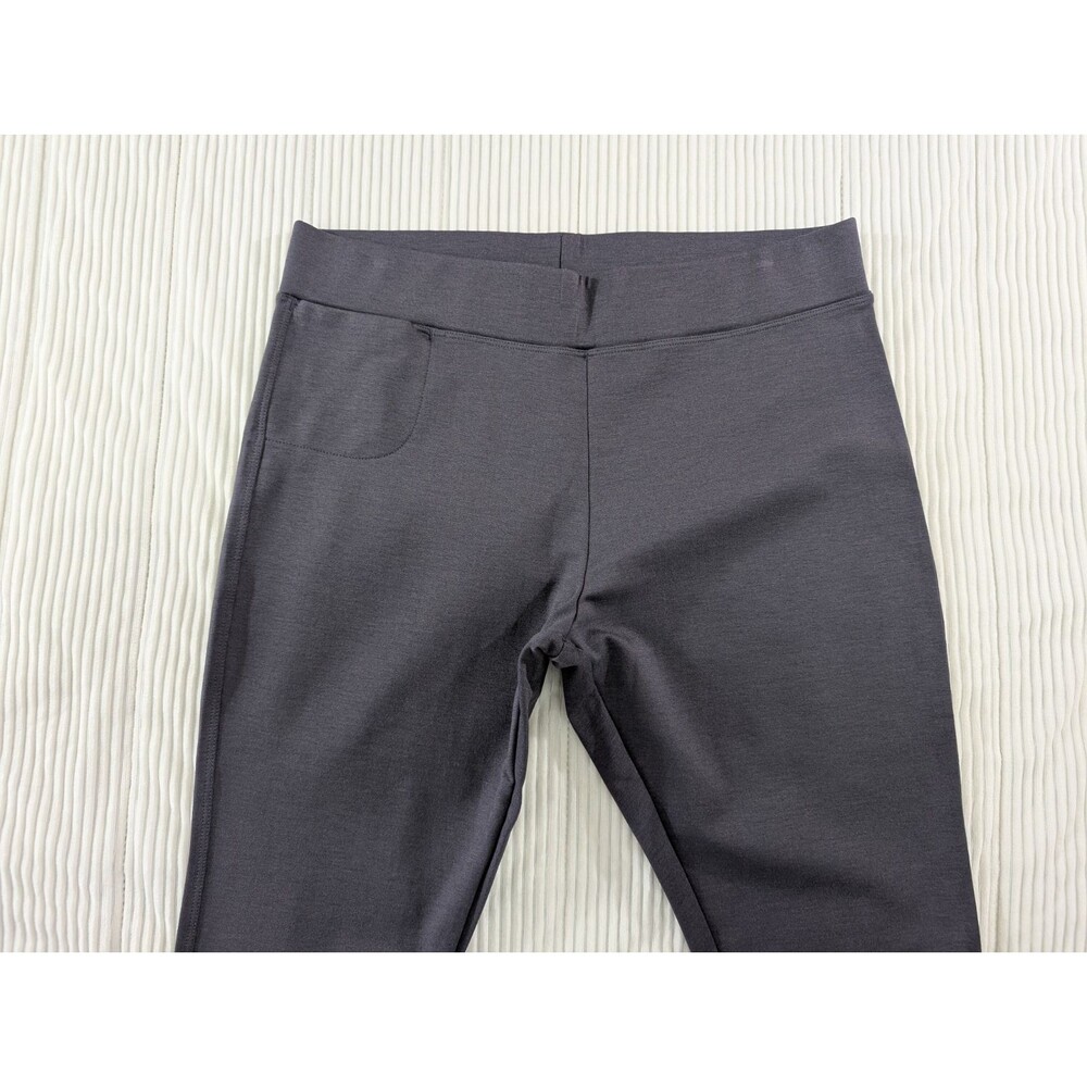 American Giant Ponte Pants Womens 14 Gray Pull On Stretch Leggings Work - Picture 4 of 12